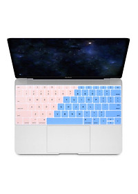 Miếng phủ bàn phím bằng silicon chống bụi, chống nước bảo vệ cho Macbook màu Ombre