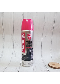 Xịt Dưỡng Bóng Vỏ Lốp Ô Tô - Phục Hồi Nhựa Đen Flamingo F010 500ml