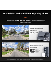 Camera Hành Trình Trước Ô Tô Xiaomi 70mai A800S - Phiên Bản Quốc Tế - HÀNG NHẬP KHẨU