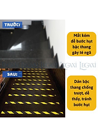 Băng Dính Chống Trơn Trượt Rộng 5cm Dài 10 Mét Sàn Nhà Cầu Thang Bậc Thềm Tránh Bước Hụt An Toàn Legaxi