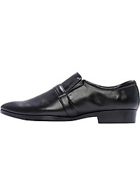 Giày Tây Nam Huy Hoàng HT7107 - Đen