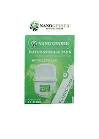 Bình áp máy lọc nước 8L Nano Geyser, Tặng van bình áp nối nhanh - Hàng Chính Hãng