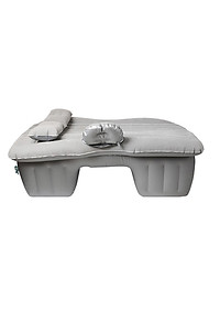 Đệm (nệm) hơi ô tô mặt nhung - ghi