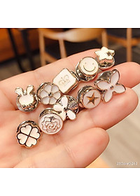 Set 10 Khuy Cài Áo Mini Trang Trí