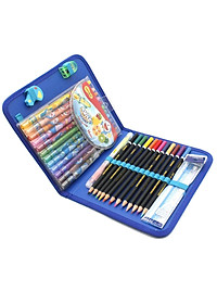 Bộ Dụng Cụ Mỹ Thuật KIT-C012 - Màu Xanh