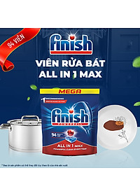 "FINISH TÀI TRỢ" VIÊN RỬA BÁT FINISH ALL IN ONE MAX 10 TÁC DỤNG - HƯƠNG CHANH