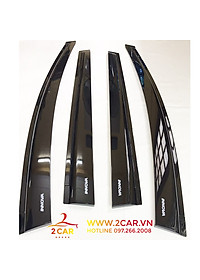 Vè che mưa xe Toyota Innova 2017 - 2022 nhựa đen dày, cao cấp