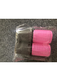 ￼Bộ 4 lô Cuốn Tóc Xoăn Dính loại lớn, giá tốt - giao màu ngẫu nhiên 