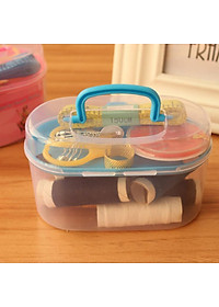 Hộp Kim Chỉ May Vá Quần Áo Xách Tay Mini 55 Món Du Lịch Tiện Lợi Giao Màu Ngẫu Nhiên - Hàng Loại 1 - Chính Hãng MINIIN