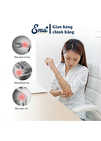 Bộ đệm kê tay ghế văn phòng EMA từ cao su non - thiết kế công thái học ôm trọn cánh tay