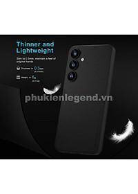 Ốp lưng nhám chống sốc siêu mỏng 0.3mm cho Samsung Galaxy S24 hiệu Memumi có gờ bảo vệ camera - Hàng chính hãng