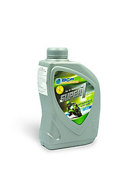 Combo 2 Chai Nhớt Xe Số BCP Super 1 SAE 15W40, API SL, JASO MA (1 Lít / Chai)