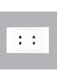 "HÀNG CHÍNH HÃNG" Ổ Cắm Đôi 2 Chấu Âm Tường MPE