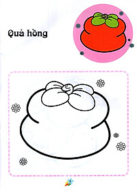 Sách 123 Nào Ta Tô Màu! - Hoa Quả