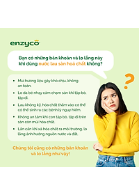 Nước Lau sàn sinh học ENZYCO 2L - Chiết xuất Bồ hòn và Enzyme Dứa