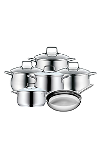 Bộ Nồi Chảo 6 Món WMF Brillant Chất Liệu Thép Không Gỉ, Size 16, 16, 20, 20, 24, 24cm - 0739166030