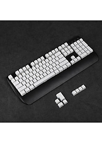 108 Keys Keycaps Double Shot PBT Pudding Keycap Set DIY for Cherry MX RGB Mechanical Keyboard, show more dazzling RGB lamp effect.