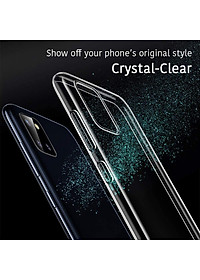 Ốp lưng dẻo silicon cho Samsung Galaxy Note 10 Lite hiệu HOTCASE Ultra Thin (siêu mỏng 0.6mm, chống trầy, chống bụi) - Hàng nhập khẩu