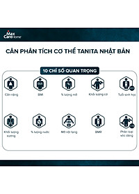  Cân điện tử kết nối điện thoại thông minh, phân tích 10 chỉ số cơ thể Tanita BC-402 Nhật Bản