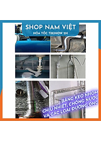 Băng Keo Giấy Bạc Nhôm Chịu Nhiệt Chống Nước Để Vá Thau Rổ, Chống Thấm Nhà Bếp