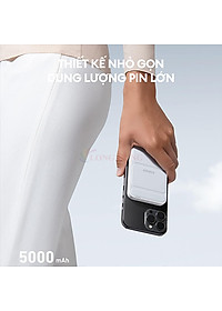 Sạc dự phòng có chân đế từ tính không dây Anker 622 MagGo 7.5W 5000mAh A1614 - Hàng chính hãng