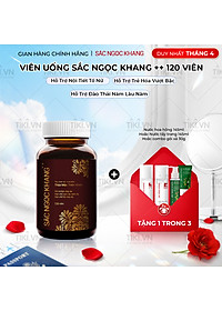 Viên uống Sắc Ngọc Khang ++ (120 viên) dòng cao cấp giúp chống lão hóa, giảm nám sạm và cân bằng nội tiết tố