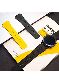 Dây đồng hồ cao su Sikai 22mm cao cấp chống thấm nước