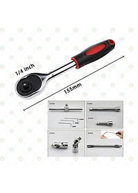 [Loại Tốt] Bộ Tua Vít - Bu Lông KhoNCC Hàng Chính Hãng - Đa Năng Với 46 Chi Tiết - Dụng Cụ Hữu Ích Cho Gia Đình Bạn - KLVQ-TVBL46CT (Đỏ)