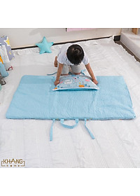 Túi Nệm Chần Bông Khang Home Cho Trẻ Đi Học Kèm Gối Nằm 70x120cm