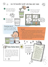 Sách 101 Thí Nghiệm - Tuyệt Vời Ông Mặt Trời (Tập 4)