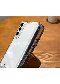 Ốp lưng chống sốc trong suốt cho Samsung Galaxy S24 FE hiệu Likgus Crashproof giúp chống chịu mọi va đập- hàng nhập khẩu