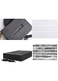 Hộp đèn led gắn chữ cái trang trí size A4 cực đáng yêu