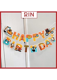 Dây cờ trang trí / Dây cờ treo Sinh nhật – Happy birthday dùng để trang trí nhiều mẫu