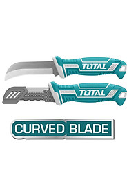 DAO TƯỚC DÂY CÁP LƯỠI THẲNG, CONG TOTAL THT51881, THT51882 - HÀNG CHÍNH HÃNG