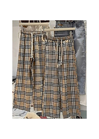 Quần ống rộng nữ, chất liệu vải mềm mịn, mát mẻ, Quần dài nữ form rộng thoải mái form 40-62 kg