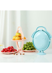 Khay Đĩa Mứt Gấp Gọn Để Bàn - Tích Hợp 3 đĩa Đựng Hoa Quả, Bánh Kẹo, Mứt Tết - Chất Liệu Nhựa ABS Cao Cấp  Chính Hãng MINIIN- Giao Màu Ngẫu Nhiên