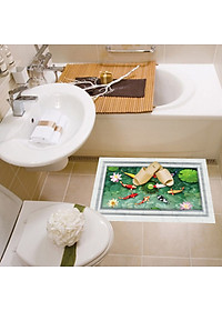 Decal dán tường nguyên miếng quần ngư hội tụ MJ8031B