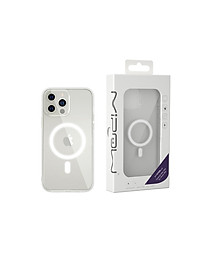 Ốp Lưng Mag safe Trong Suốt MIPOW TEMPERED GLASS Dành Cho iPhone 13 Mini, Iphone 13/ 13 Pro, 13 Pro Max - Hàng Chính Hãng