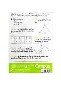 Giấy kiểm tra cấp 2 / Tập kiểm tra kẻ ngang B5 Campus TP-BS70G-25/30