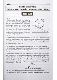 Tổng Tập Đề Thi Olympic 30/4 Vật Lí 11 (Từ 2014 Đến 2018)