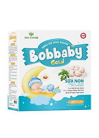 Siro ăn ngủ ngon cho bé BobBaby Dân Khang cải thiện chứng biếng ăn giúp bé ăn ngon ngủ sâu giấc hộp 20 ống x 10ml