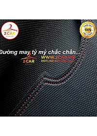 Thảm taplo da carbon xe Ford Territory 2022 2023 màu đen 3 lớp, có đế chống trượt, chống nắng nóng hiệu quả