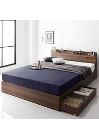 [Kèm Ảnh Thực Tế - Miễn phí vận chuyển & Lắp đặt] GIƯỜNG NGỦ GỖ CÔNG NGHIỆP CAO CẤP OHAHA-002