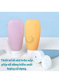 Set Chai Chiết Du Lịch 4 Màu Pastel Siêu Xinh Combo Chai Chiết Mỹ Phẩm Mini – Gọn Nhẹ, Sang Xịn Bộ Chiết Đựng Mỹ Phẩm Du Lịch – Nhỏ Gọn Chuẩn Trend Set Chai Silicone Du Lịch – Không Rò Rỉ, Mềm Mịn SBộ Chai Mini Đi Du Lịch – Màu Dễ Thương, Dễ Phân Loại