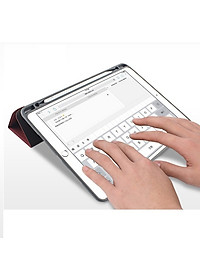 Bao da Mutural Tailor dựng đứng có khay bút dành cho iPad Mini 5 - Hàng chính Hãng