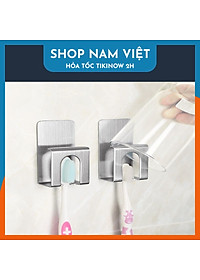 Móc Dán Tường Treo Bàn Chải, Treo Ly Inox 304
