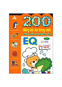 Bộ bóc dán hấp dẫn dành cho bé từ 2-6 tuổi:  Combo 6 Tập 200 Miếng Bóc Dán Thông Minh Giúp Bé Phát Triển Các Chỉ Số Iq,Eq,Cq