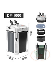 Lọc thùng Atman DF 500, 700, 1000, 1300 canister filter lọc ngoài bể cá tép thủy sinh
