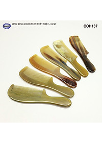 Lược sừng xuất Nhật (Size: L - 18cm) COH137 - Lược chuôi trơn tru đơn giản tiện ích - Chăm sóc tóc