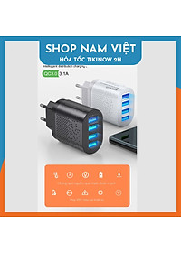 Củ Sạc USB 5V Loại Tốt 3 Cổng / 4 Cổng - Hàng Chính Hãng NAVIVU